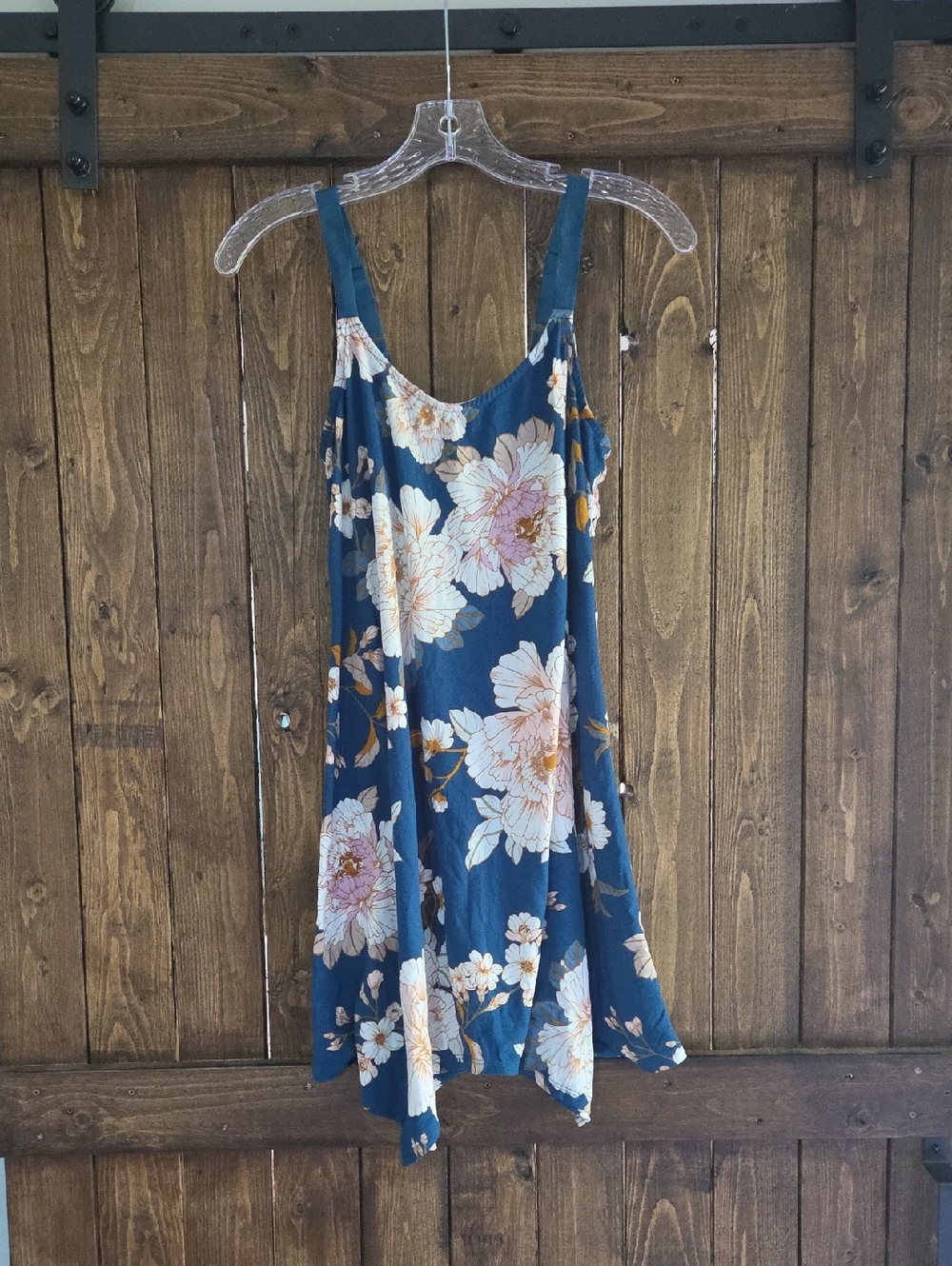 Blue Floral Nightgown